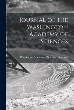 Cover Journal of the Washington Academy of Sciences; v.96 (2010)