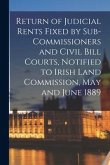 Return of Judicial Rents Fixed by Sub-Commissioners and Civil Bill Courts, Notified to Irish Land Commission, May and June 1889