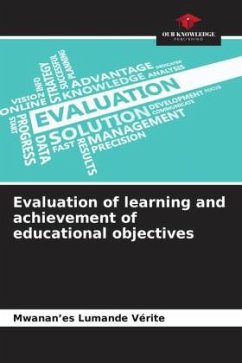 Cover Evaluation of learning and achievement of educational objectives