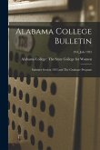 Alabama College Bulletin: Summer Session 1955 and The Graduate Program; 194, July 1955
