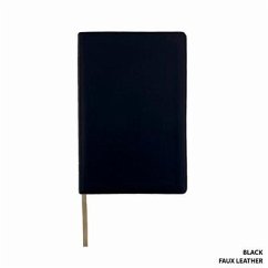 Cover Legacy Standard Bible, Handy Size Paste-Down Black Faux Leather Red Letter