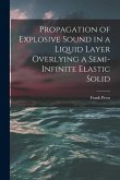 Propagation of Explosive Sound in a Liquid Layer Overlying a Semi-infinite Elastic Solid