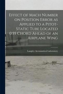 Effect of Mach Number on Position Error as Applied to a Pitot-static Tube Located 0.55 Chord Ahead of an Airplane Wing