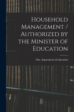 Household Management / Authorized by the Minister of Education