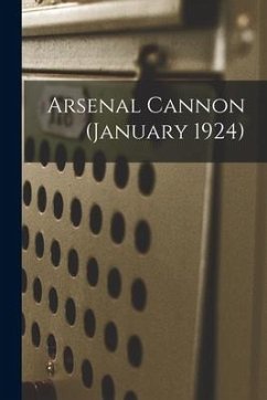 Cover Arsenal Cannon (January 1924)