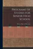 Programs of Studies for Senior High School