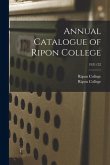 Annual Catalogue of Ripon College; 1921/22