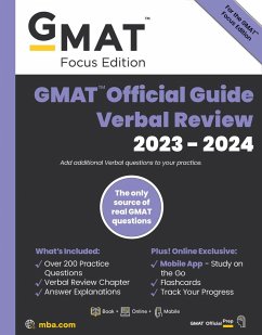 GMAT Official Guide Verbal Review 2023-2024, Focus Edition - GMAC (Graduate Management Admission Council)