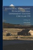 Statistical Supplement to Agricultural Experiment Station Circular 370: California Olives, Situation and Outlook; C370 sup 1947