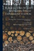 Publications of the Southern Forest Experiment Station: 1955 Through 1961; no.108: suppl. 1