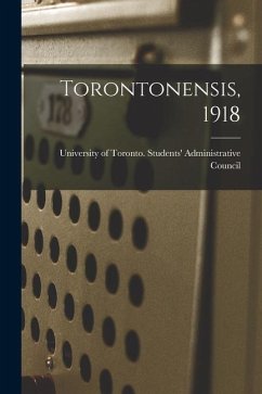 Cover Torontonensis, 1918