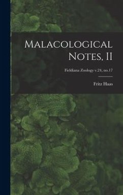 Malacological Notes, II; Fieldiana Zoology v.24, no.17 - Haas, Fritz