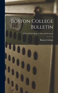 Boston College Bulletin; 1952/1953