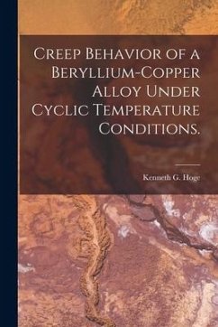 Creep Behavior of a Beryllium-copper Alloy Under Cyclic Temperature Conditions. - Hoge, Kenneth G.