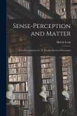Sense-perception and Matter: a Critical Analysis of C. D. Broad's Theory of Perception