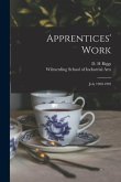 Apprentices' Work: July 1900-1902