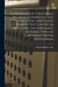 Comparison of the Guinea Pig Intracutaneous Test, Chick Test, and Chick Embryo Test, for Use in Detecting the Virulence of Three Types of Corynebacter - Alm, Austin Gilligan