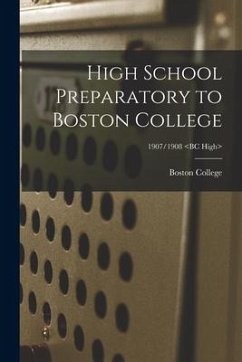 High School Preparatory to Boston College; 1907/1908