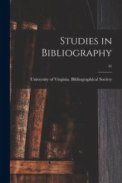 Studies in Bibliography; 41