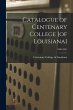 Catalogue of Centenary College [of... - Bild 1