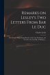 Remarks on Lesley's Two Letters From... - Bild 1