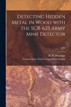 Detecting Hidden Metal in Wood With the SCR-625 Army Mine Detector; 1949