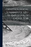 Ornithological Summary of Lifu Island, Loyalty Group. 1938.
