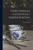 Third Annual Catalogue / Emerson & Son.