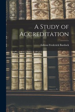 A Study of Accreditation - Bardock, Edison Frederick