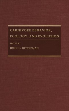 Carnivore Behavior, Ecology, and Evolution - Gittleman, John L