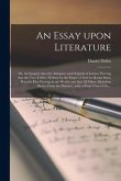 An Essay Upon Literature