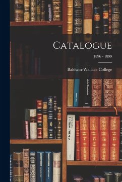 Cover Catalogue; 1896 - 1899