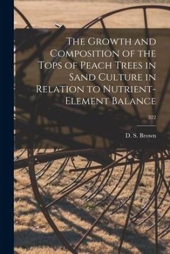 The Growth and Composition of the Tops of Peach Trees in Sand Culture in Relation to Nutrient-element Balance; 322