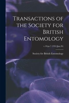 Transactions of the Society for British Entomology; v.10: pt.7 (1951: Jan.26)
