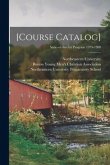 [Course Catalog]; State-of-the-Art Program 1979-1980