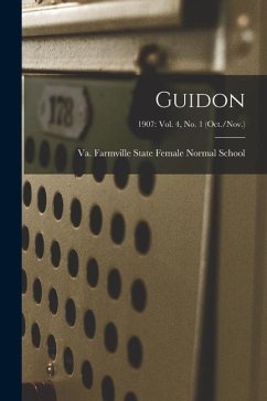 Guidon; 1907: Vol. 4, No. 1 (Oct./Nov.)