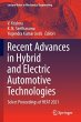 Recent Advances in Hybrid and Electric... - Bild 1