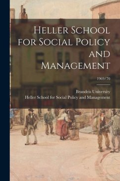 Heller School for Social Policy and Management; 1969/70