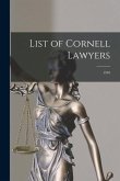 List of Cornell Lawyers: 1910