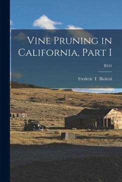 Cover Vine Pruning in California, Part I; B241