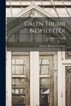 Green Thumb Newsletter; v.9-10 (1971-1972)