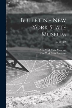 Cover Bulletin - New York State Museum; no. 93 1905
