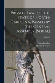 Private Laws of the State of North-Carolina, Passed by the General Assembly [serial]; 1862/63