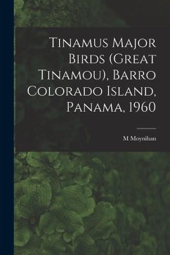 Tinamus Major Birds (Great Tinamou), Barro Colorado Island, Panama, 1960 - Moynihan, M.