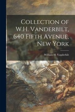 Cover Collection of W.H. Vanderbilt, 640 Fifth Avenue, New York