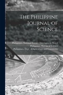 The Philippine Journal of Science; v. 11 pt. D 1916