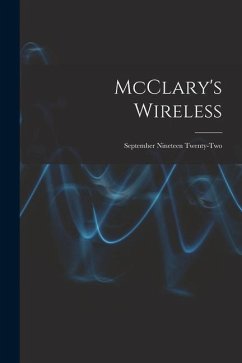 McClary's Wireless: September Nineteen Twenty-two - Anonymous