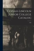 Copiah-Lincoln Junior College Catalog; 1958