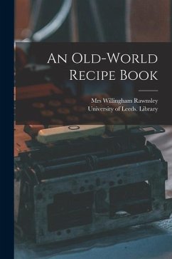 An Old-world Recipe Book