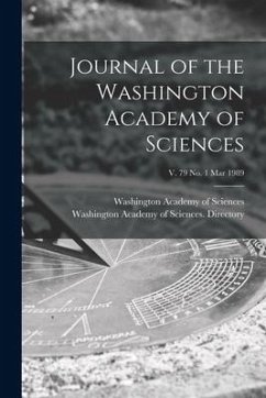 Journal of the Washington Academy of Sciences; v. 79 no. 1 Mar 1989